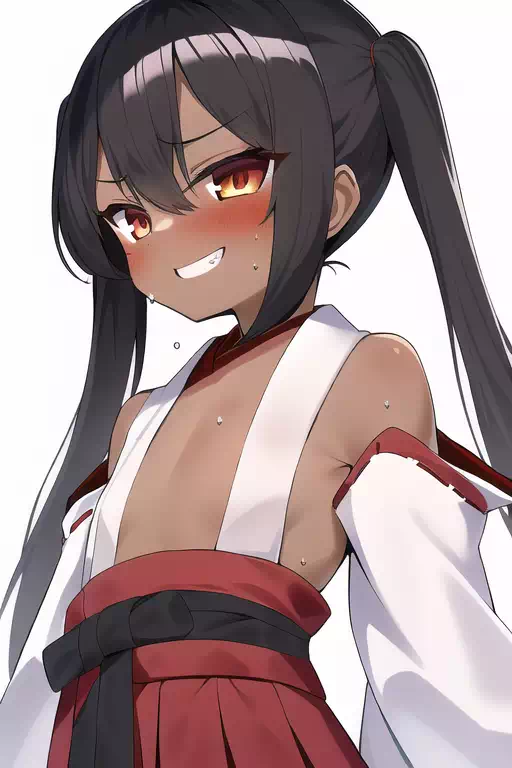 褐色メスガキ