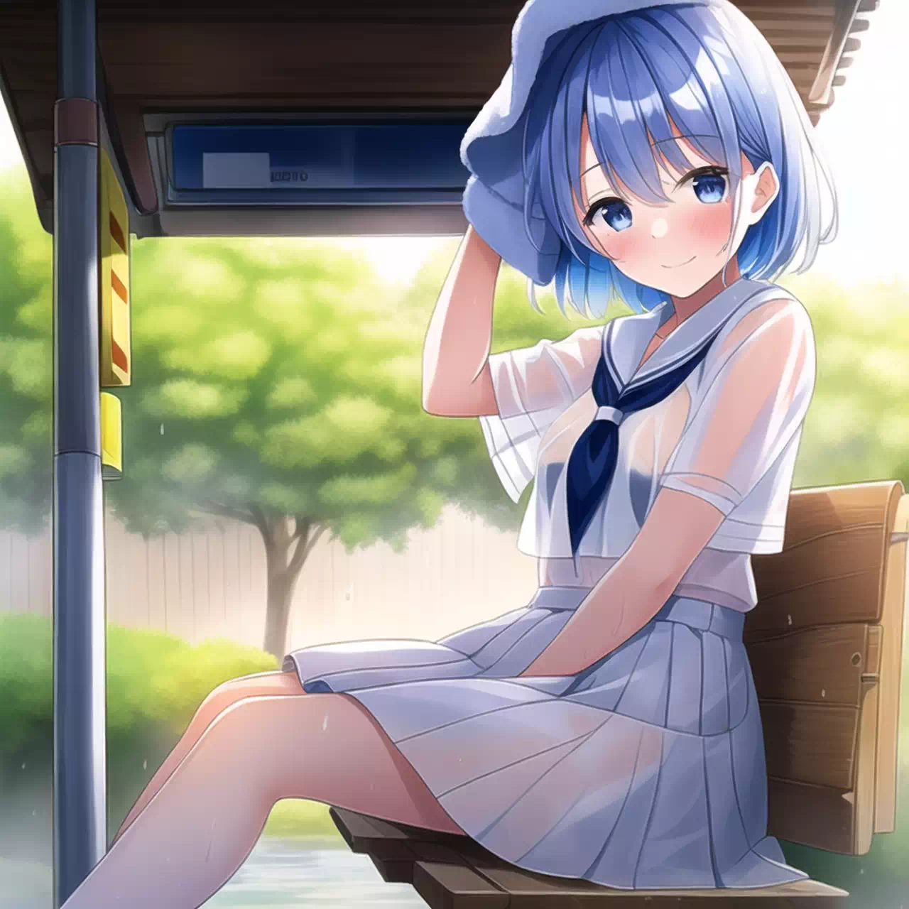 雨宿り