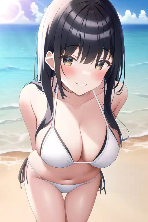 海辺のビキニガール7