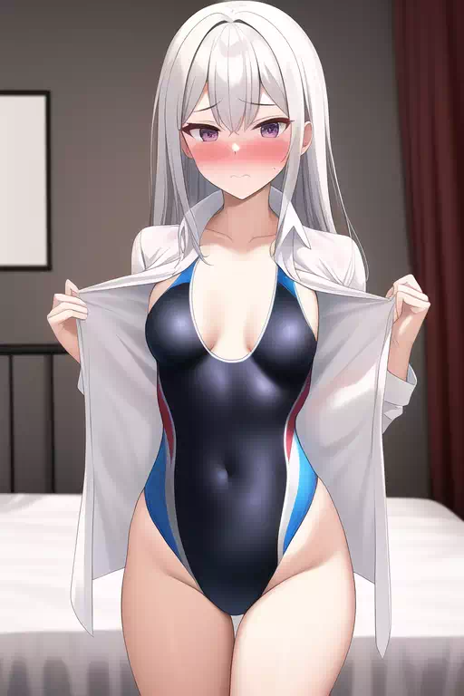 競泳水着の少女その8