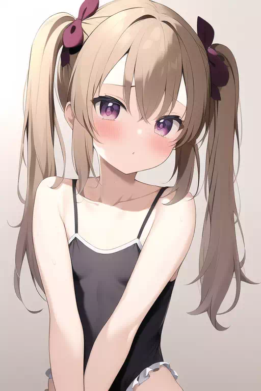 かわいいツインテールの子
