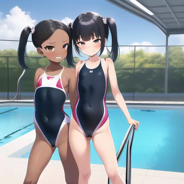 NovelAI生成の褐色メスガキ