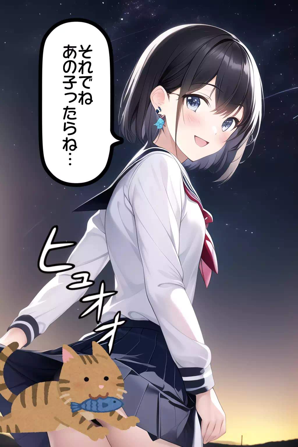 台詞付き画像