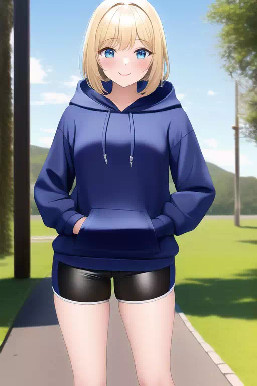 パーカー&スパッツ