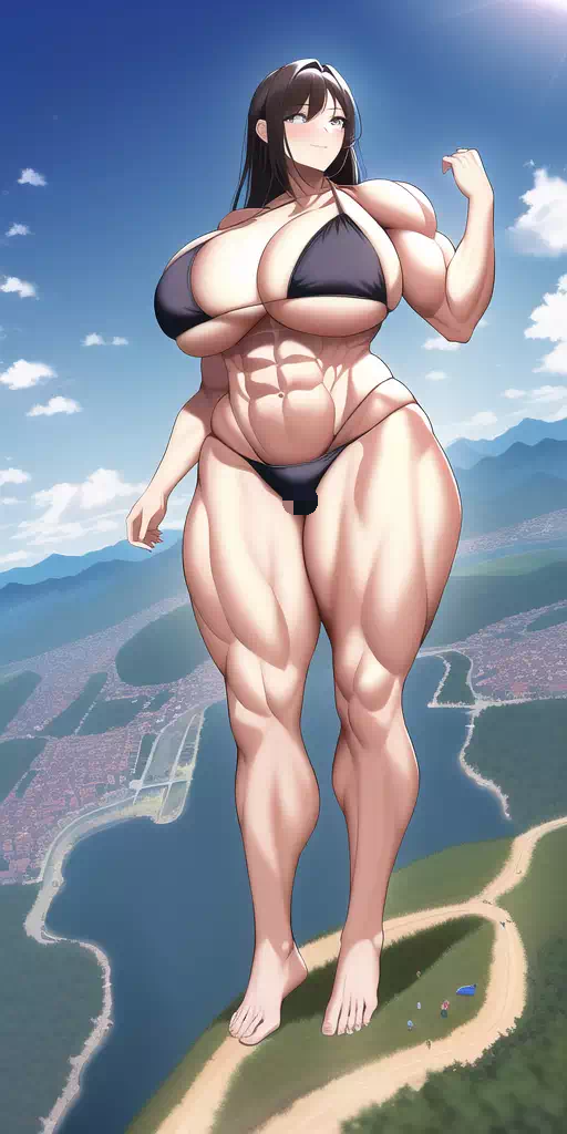 巨大筋肉娘