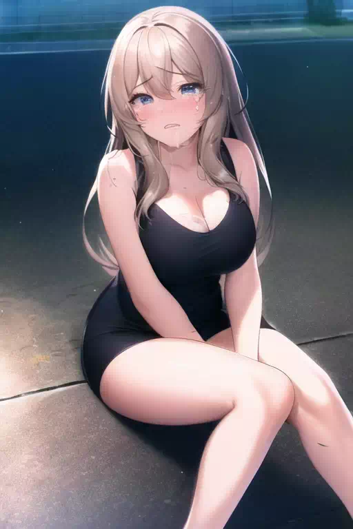 野外でローターでイカされまくって、立てなくなっちゃった女の子
