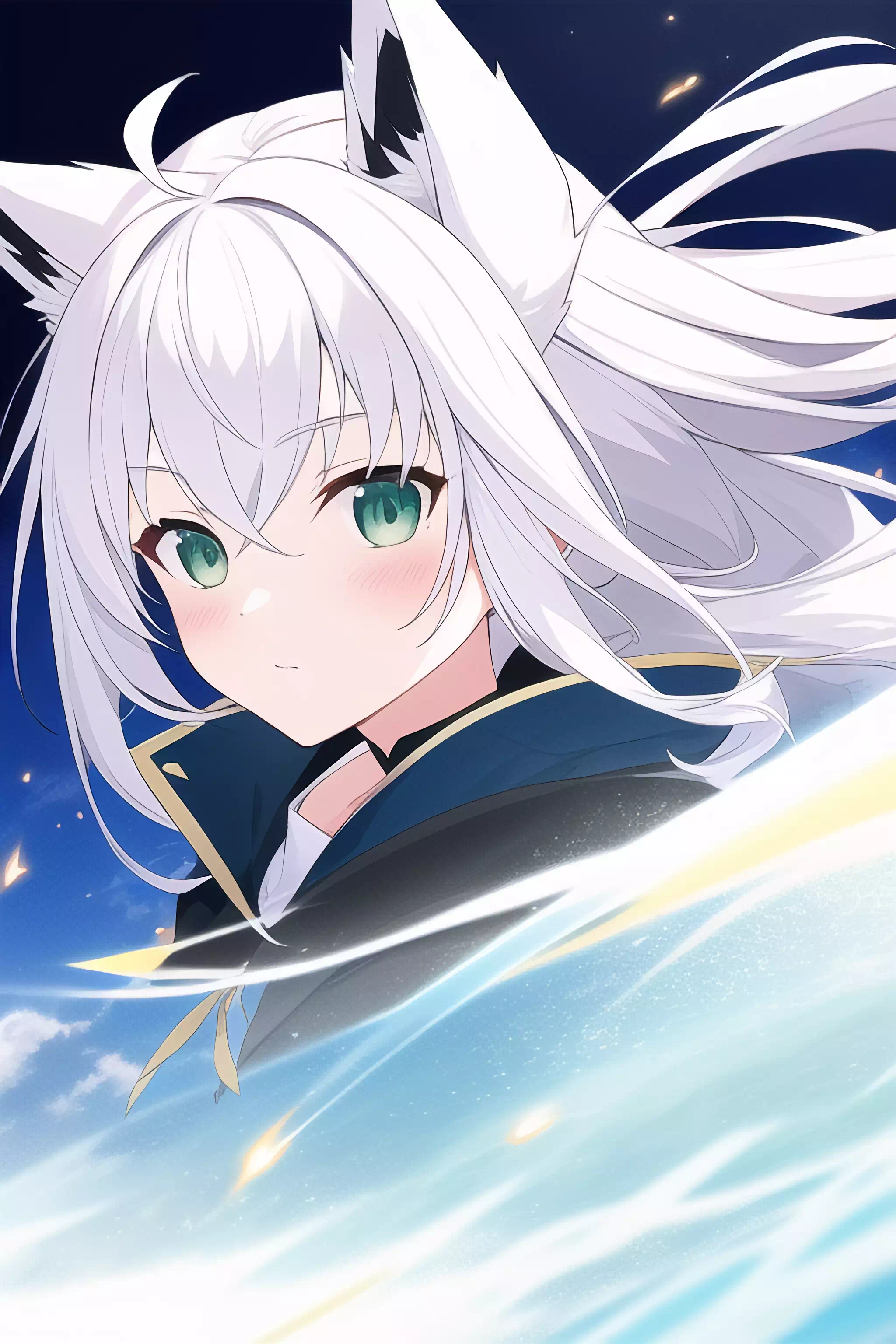 風魔法使い白上フブキ