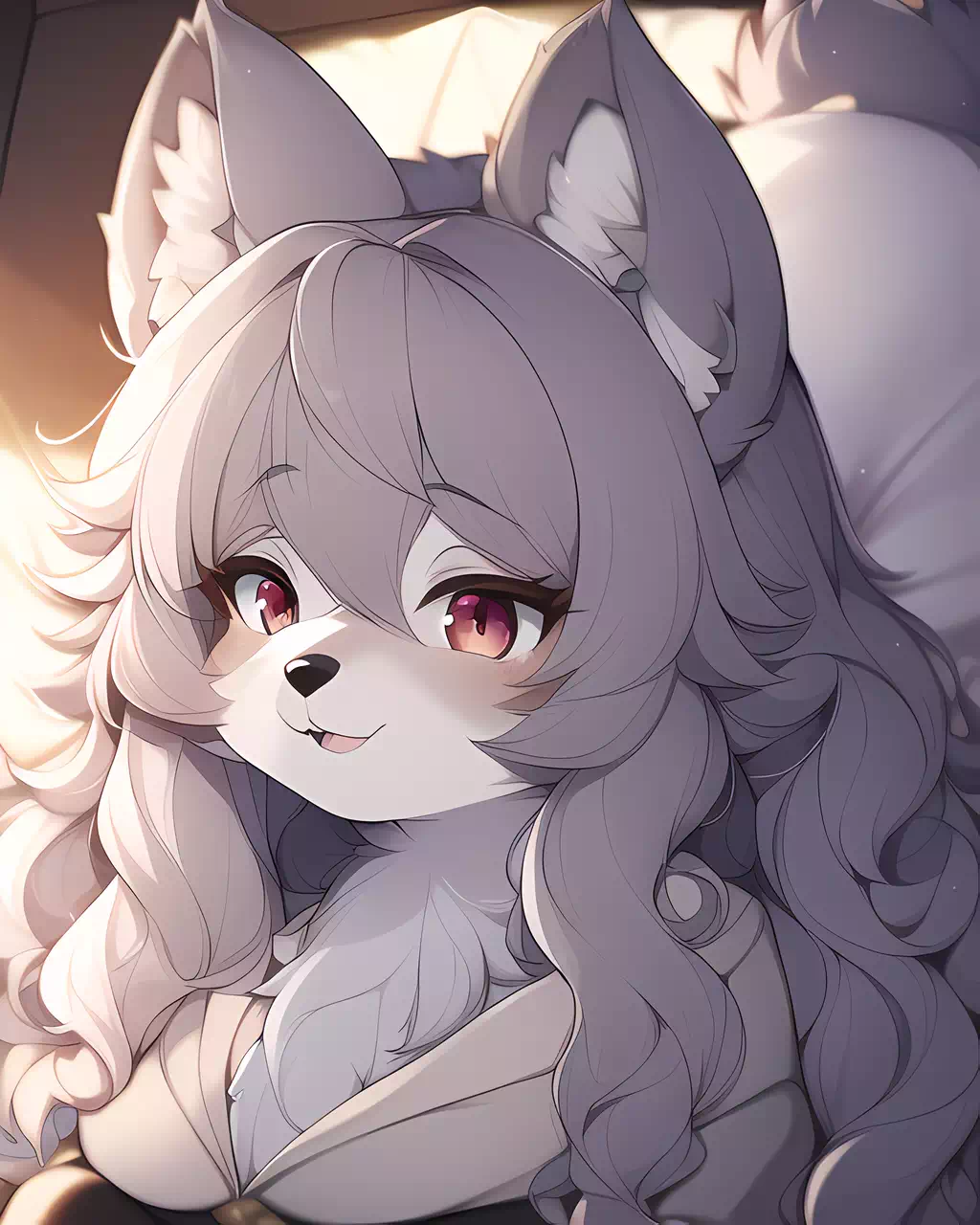 Furry ／ Messy hair