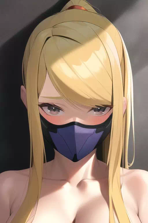 マスクを着けたサムス