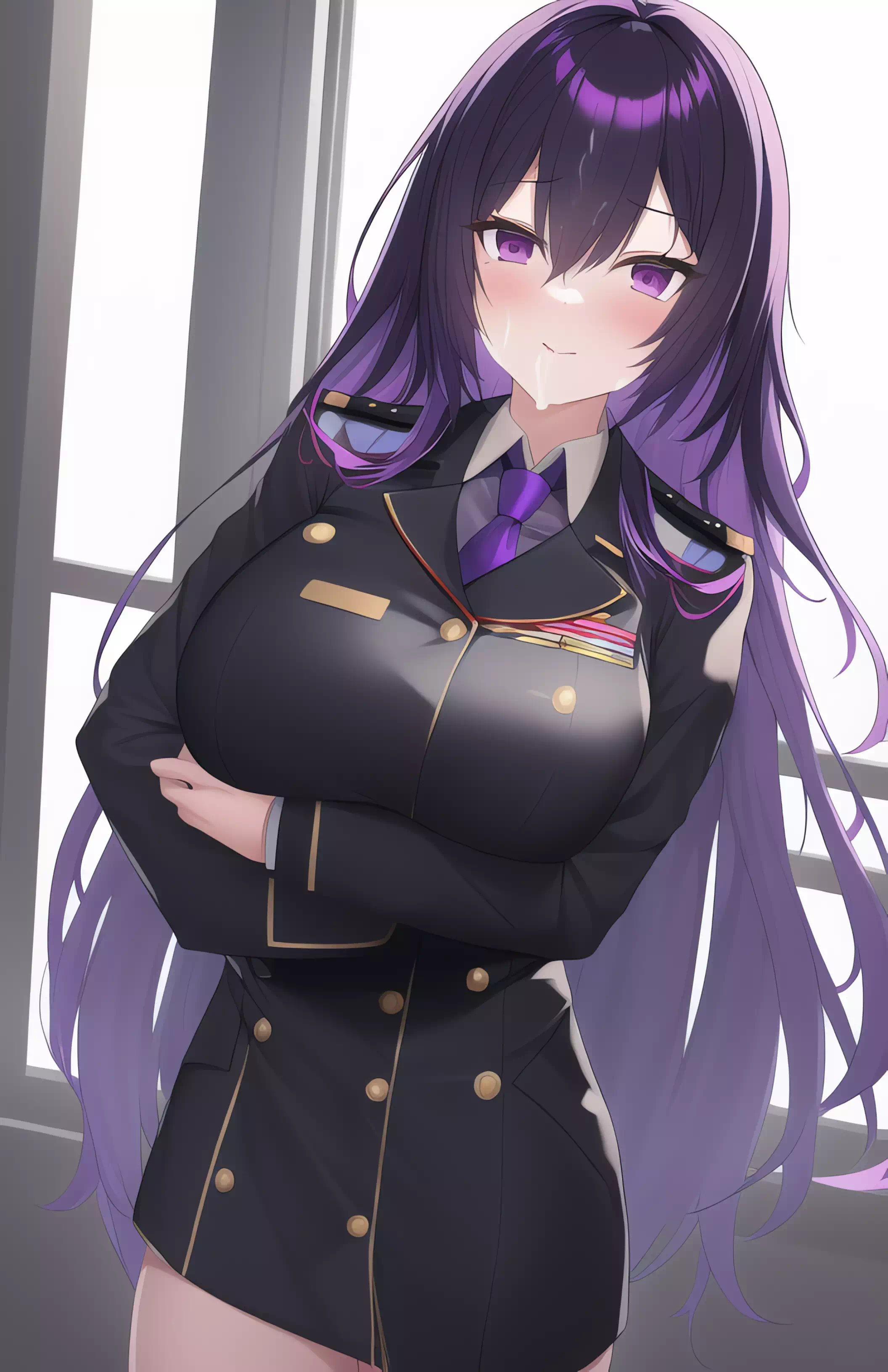 雷電将軍制服（四）AI作画