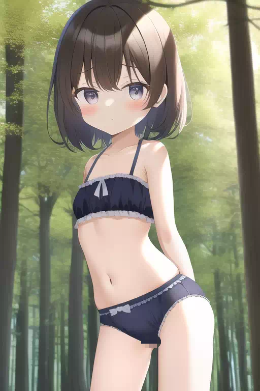 下着姿の女の子 1