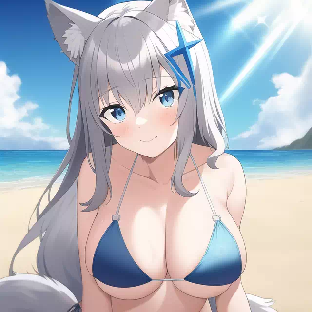 爆乳ビキニシロコ