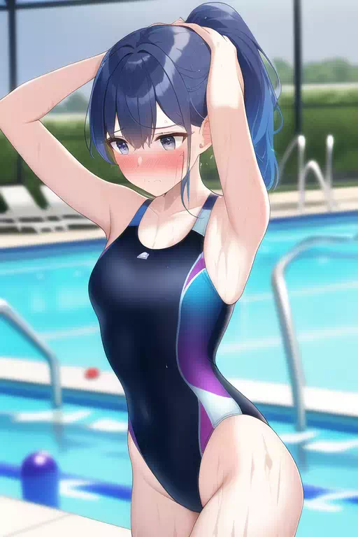 競泳水着少女その１