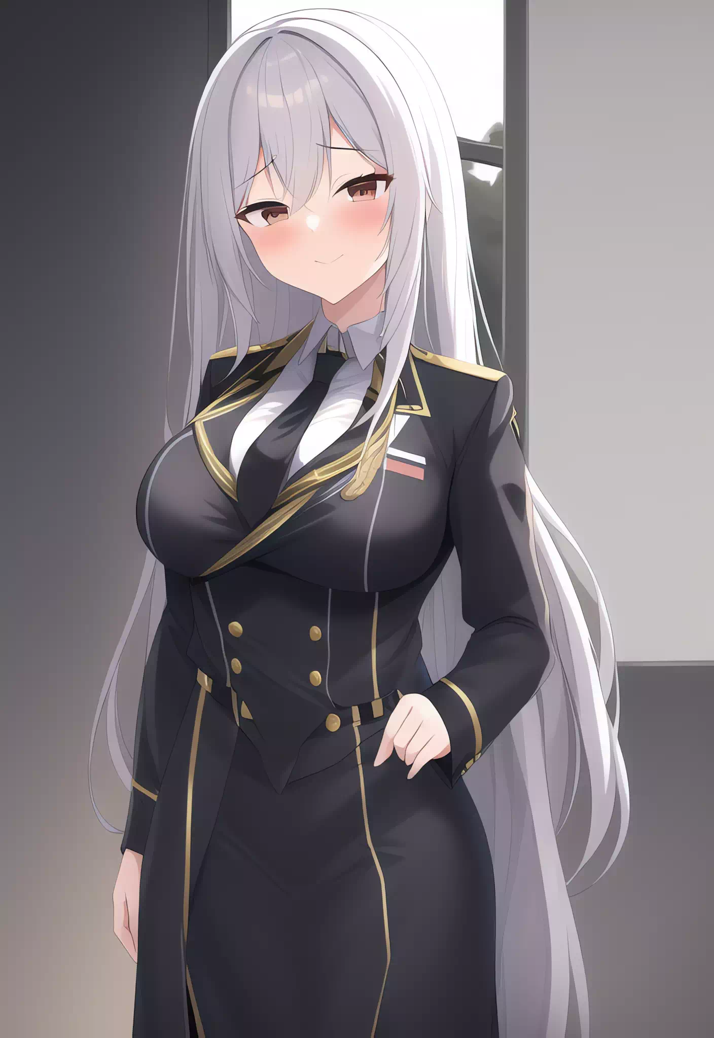 軍服少女（三）AI作画