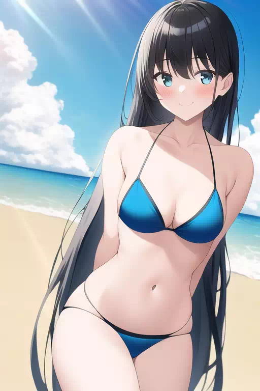海辺のビキニガール9