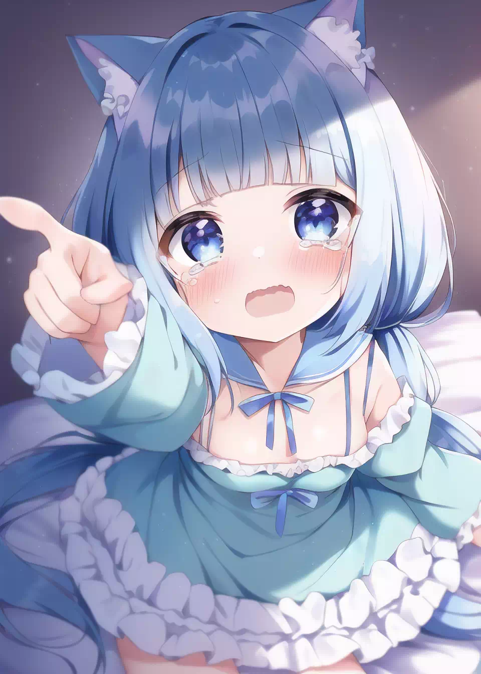 へんたいを非難するねこみみっ子