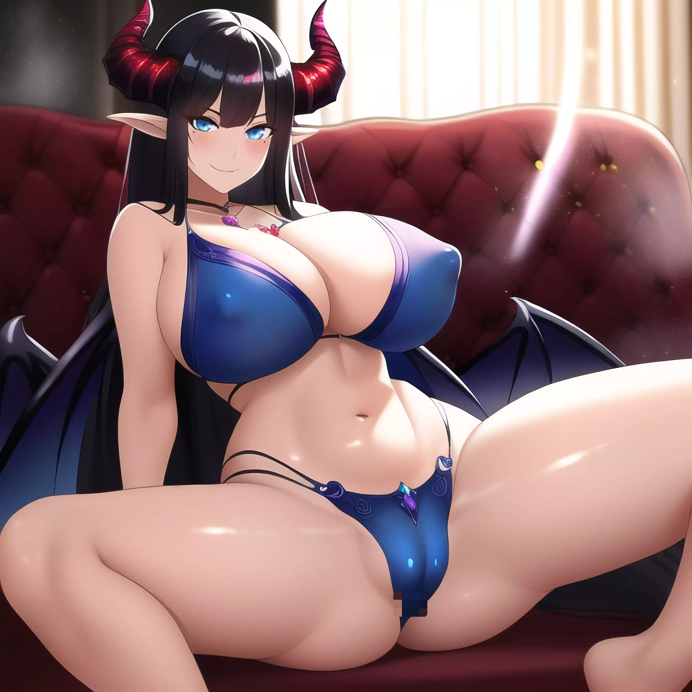 ビキニの悪魔娘???