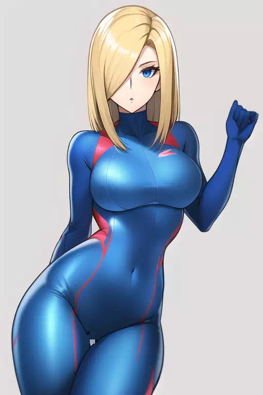 NovelAI Samus w／ Hair Down