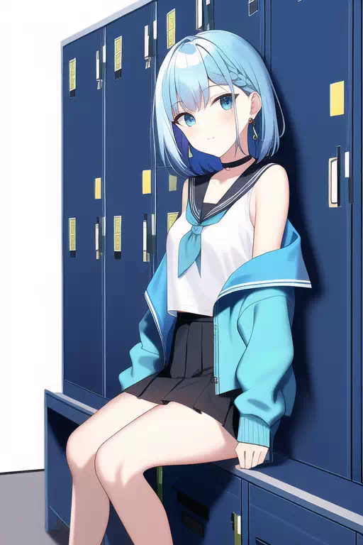 青髪の少女その3