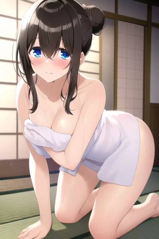 鷺沢文香　バスタオル姿　いろいろ