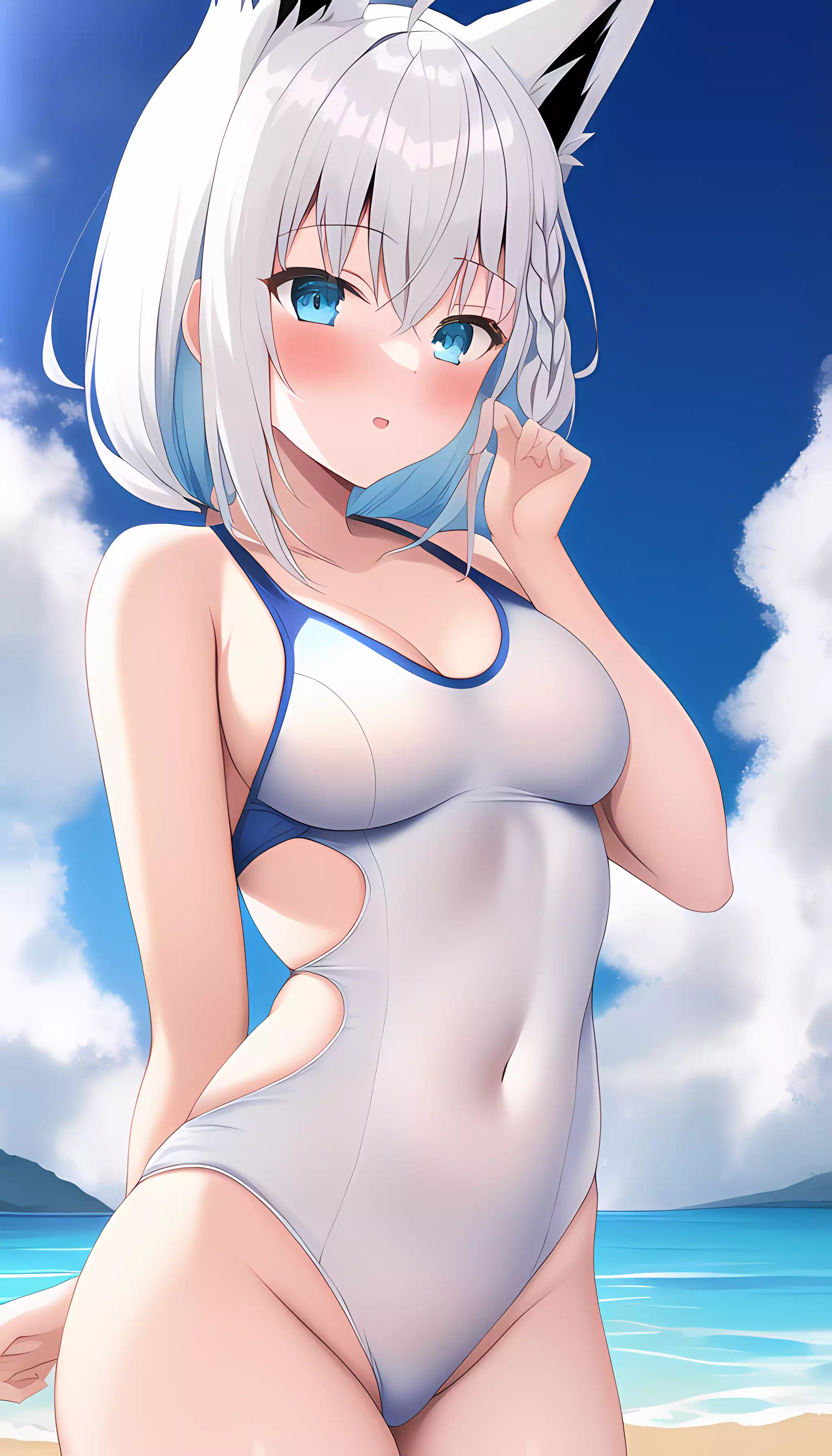 Shirakami Fubuki Swimsuit