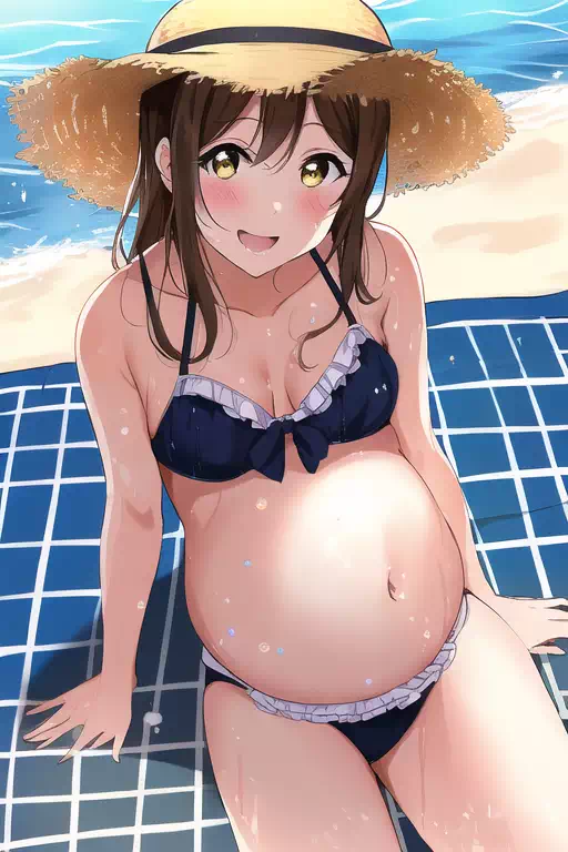 AI作成　ボテ丸夏休み編