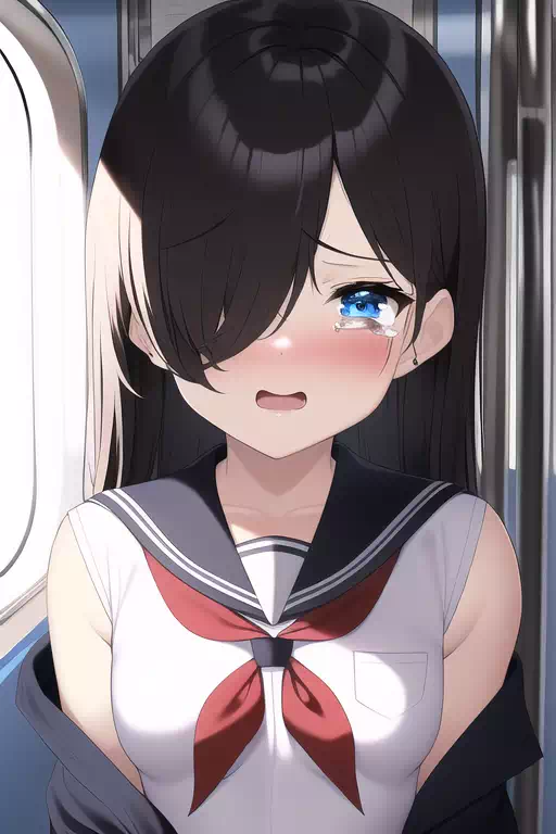 電車でJC脱がしてみた