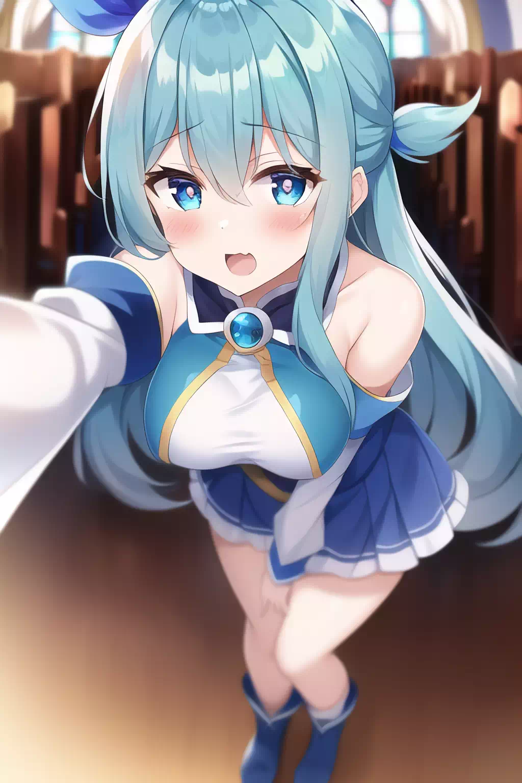 阿??在教堂#③