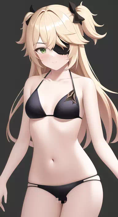 【Novel AI】原神　水着フィッシュル【お題箱】