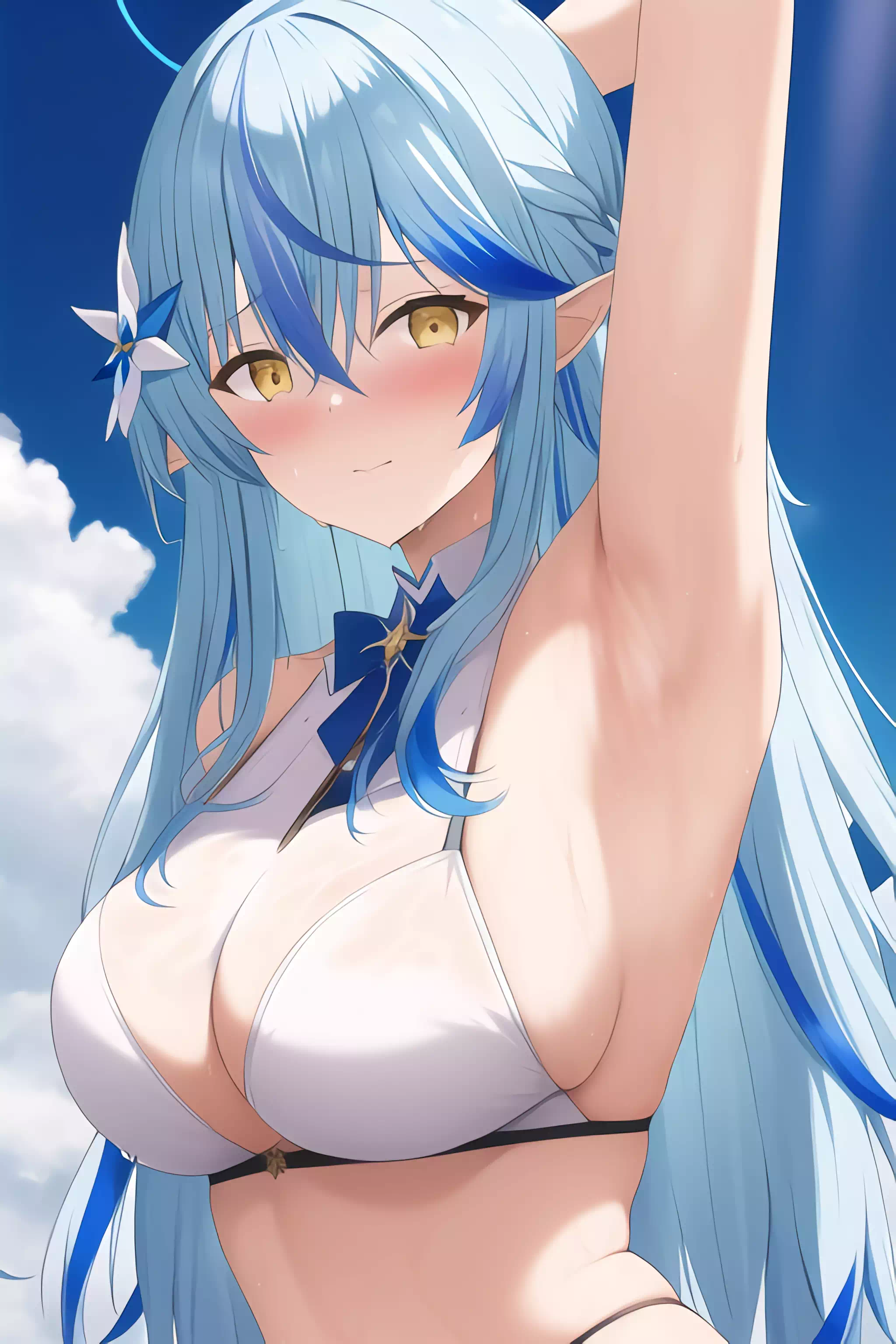 雪花ラミィ　腋