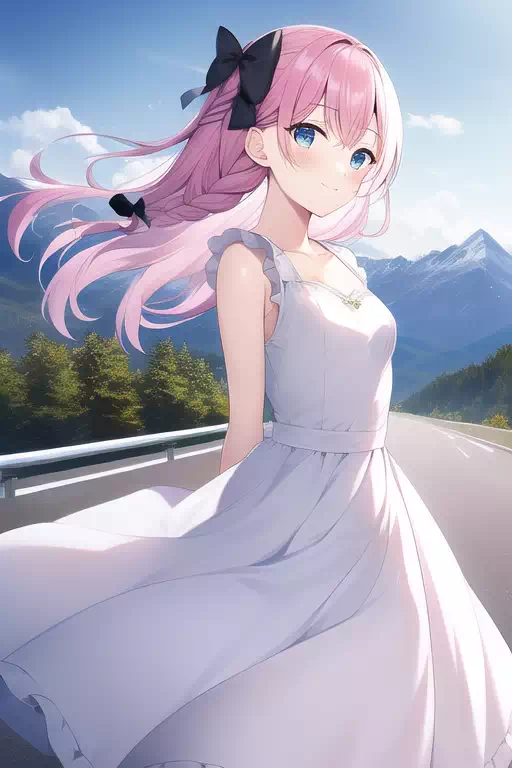 ピンク髪の少女その12
