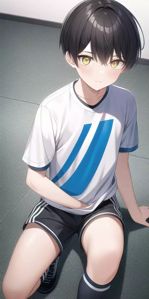 室内的男孩子