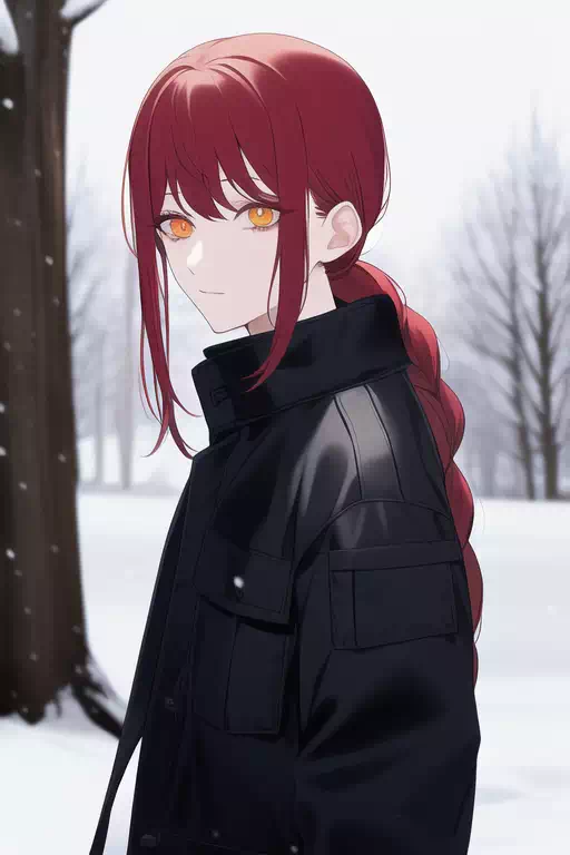 マキマさんと冬散歩