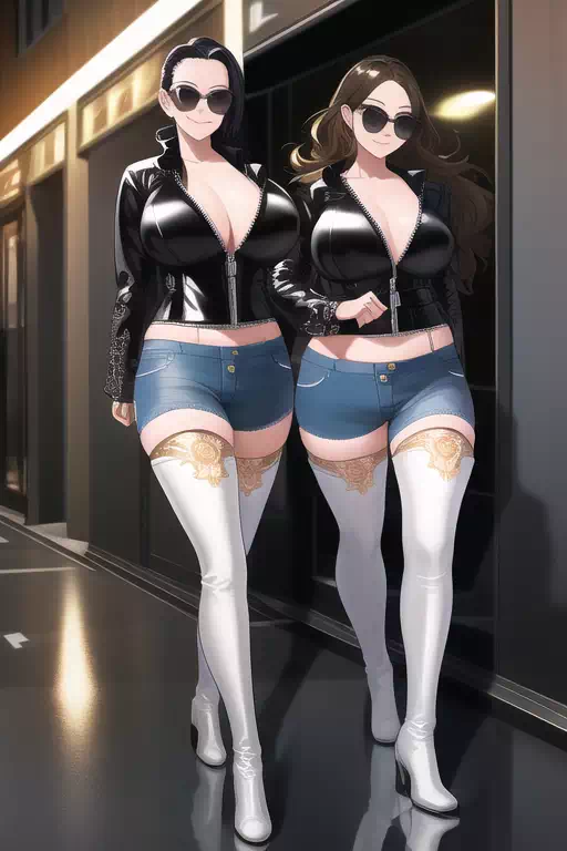 【NovelAI】Thigh-high boots