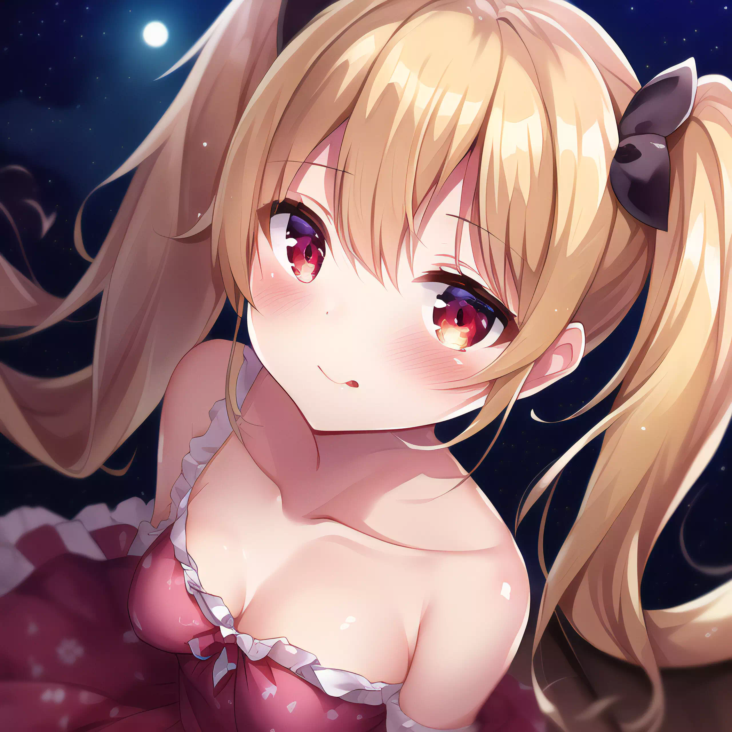 舌ぺろ金髪ワンピちゃん