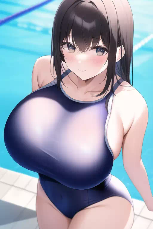 爆乳スク水