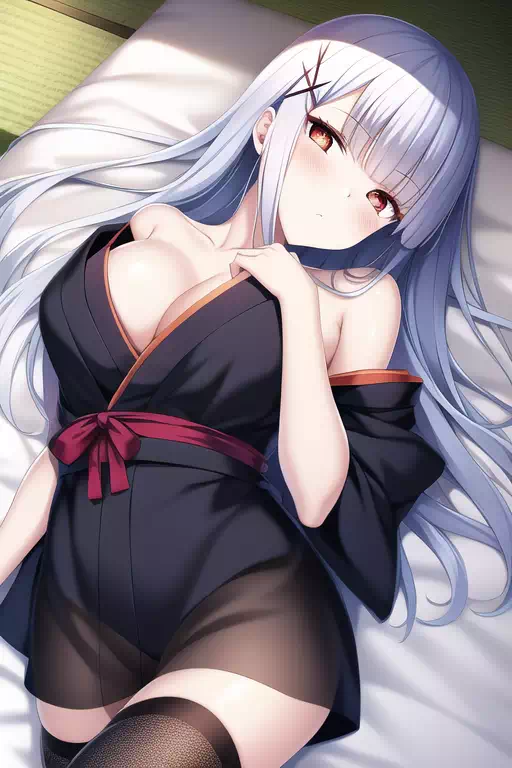 上目遣い