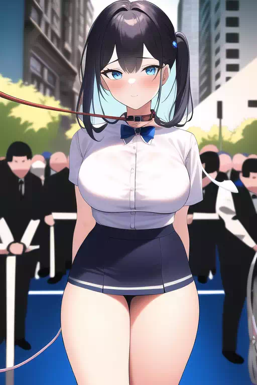 Dark hair Novel AI Sketch 1
