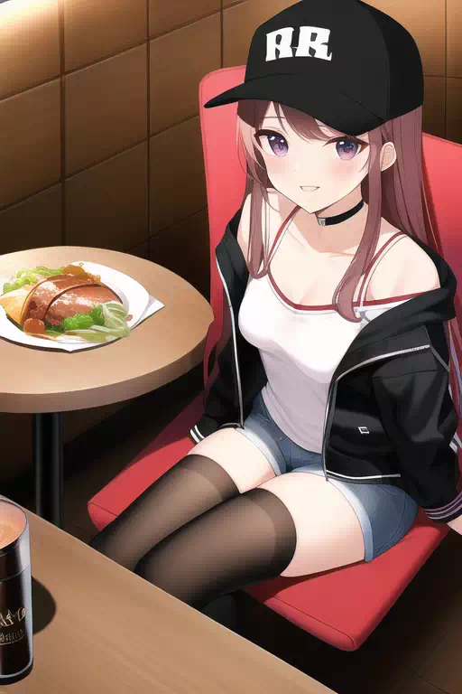 ニーソの少女その１