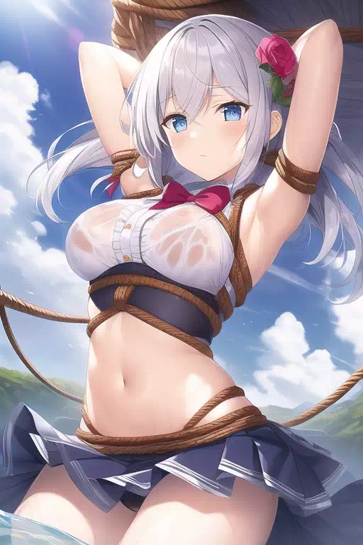湿身少女 ??拘束向