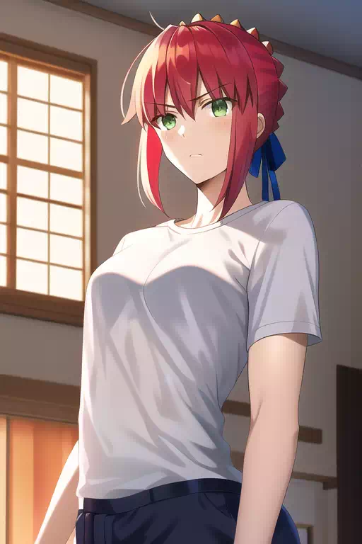 Shirou and Saber Fusion