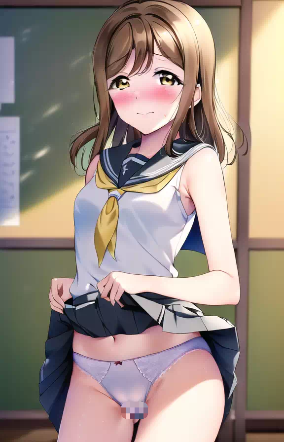 パンツを見せてくれる花丸ちゃん②