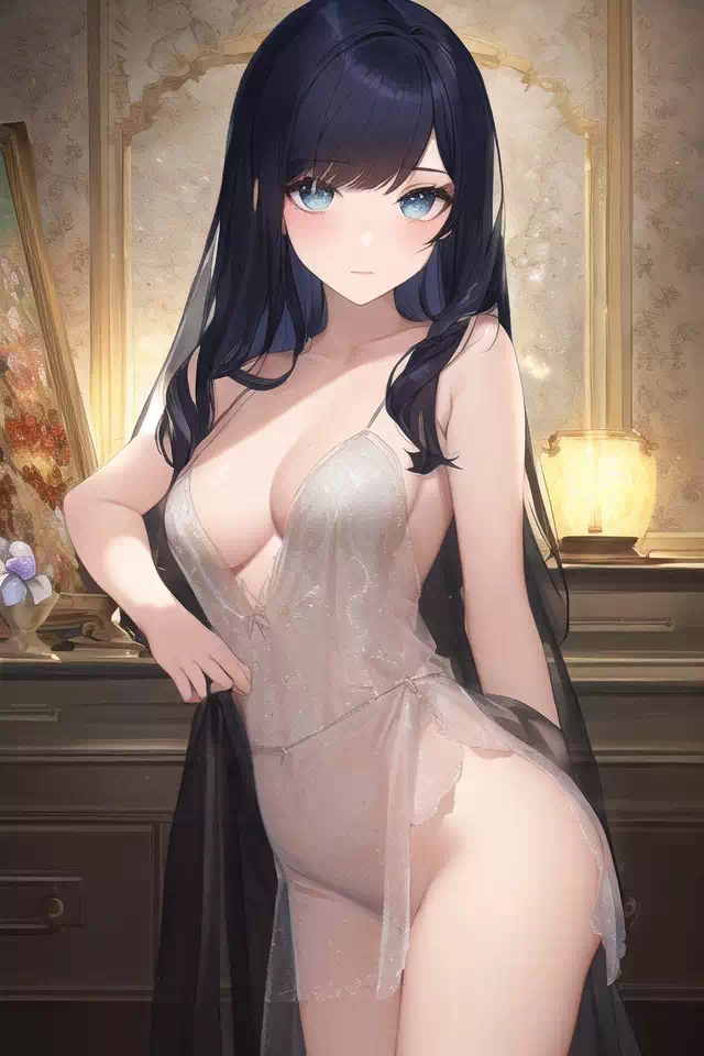 ネグリジェを着た女の子