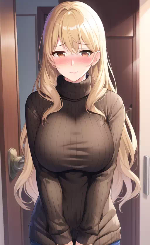 My girlfriend come home