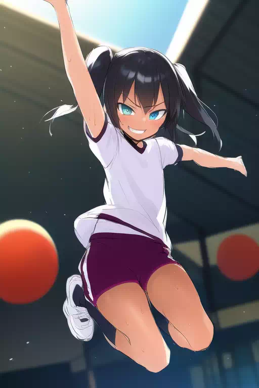 きららジャンプする褐色メスガキ