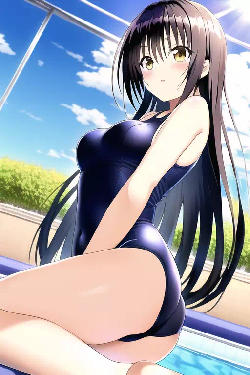 スクール水着な古手川唯