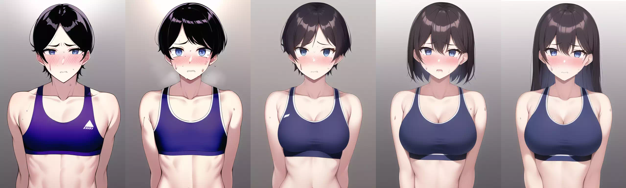 スポーツウェアの男性&rarr;女性TSF