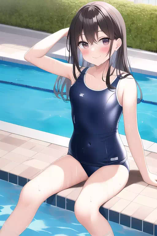 すく水の少女その１