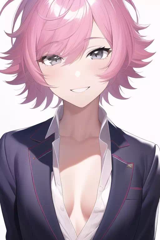 ピンク髪三女