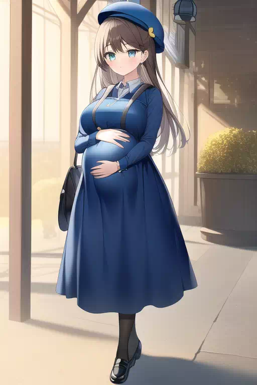 ボテ腹な女の子